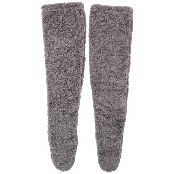 2 stk./sett Vinter Lange Sokker Vinter Benbeskytter Vinter Benvarmere Varmeholdende Strømper for Eldre Rosa Pink