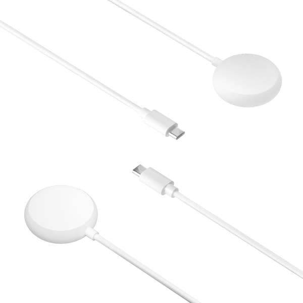 Google Pixel Watch-lader, magnetisk ladekabel for Pixel Watch 1. generasjon hvit White