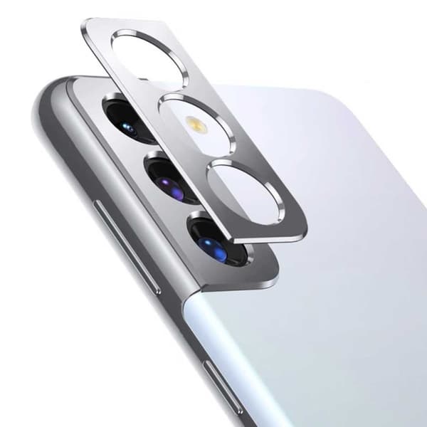 Galaxy S21 Plus Linsskydd Kameralinsskydd Silver silver