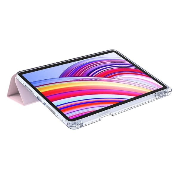 PU Läderfodral För Xiaomi Redmi Pad Pro 5G/Pad Pro/Poco Pad 4G Origami Ställ Transparent Tablet Skydd
