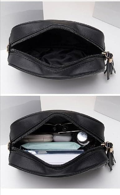 Små Crossbody-väskor för kvinnor Ministorlek Handväskor Söt Axelremsväska | Trendig VIT 1ST White