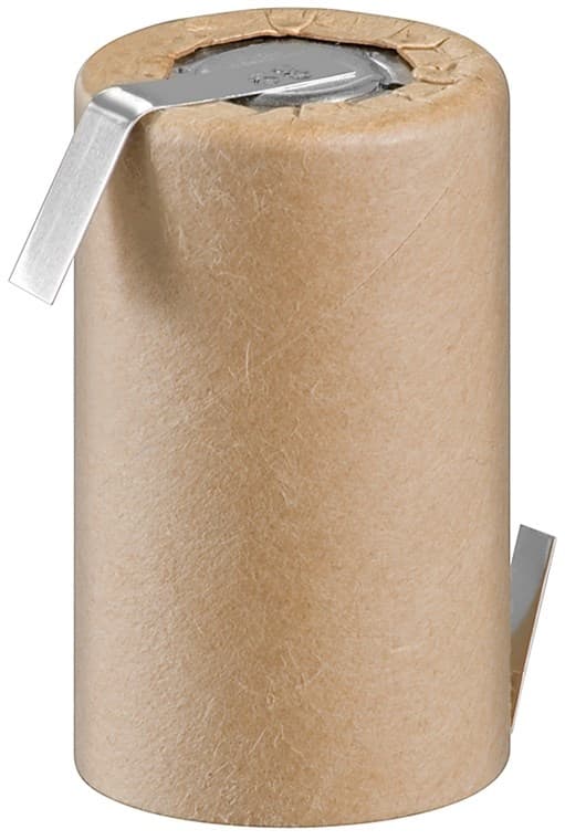 4/5 Sub-C, 2000 mAh, lödöra (Z) uppladdningsbart batteri, 1 st. oförpackat