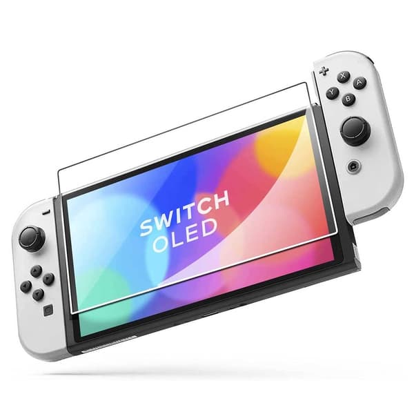 Nintendo Switch OLED -yhteensopiva näytönsuojakalvo transparent