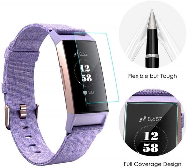 Fitbit Charge 2 TPU-näytönsuoja, 5 kpl:n pakkaus