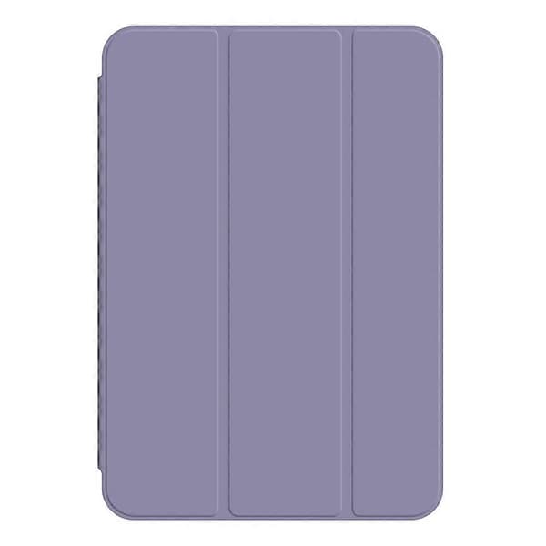 Etui for iPad mini (2024) Magnetisk Feste PU-Lær Tri-Fold Stativ Støtsikkert Deksel - Lilla