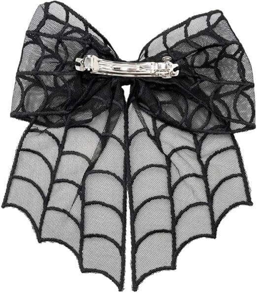 Spindelnätsspets Hårrosett Gotisk Klämma – Halloween Spindeltillbehör