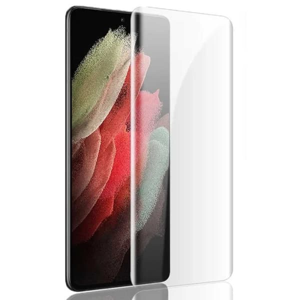 Galaxy S24 -näytönsuoja, koko näytön peittävä kalvo transparent