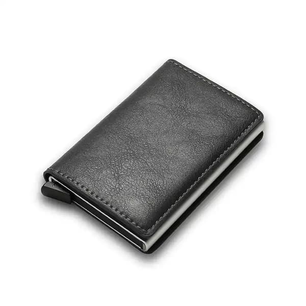 Korthållare RFID & NFC Skydd - Välj Färg! Mörkgrå gray