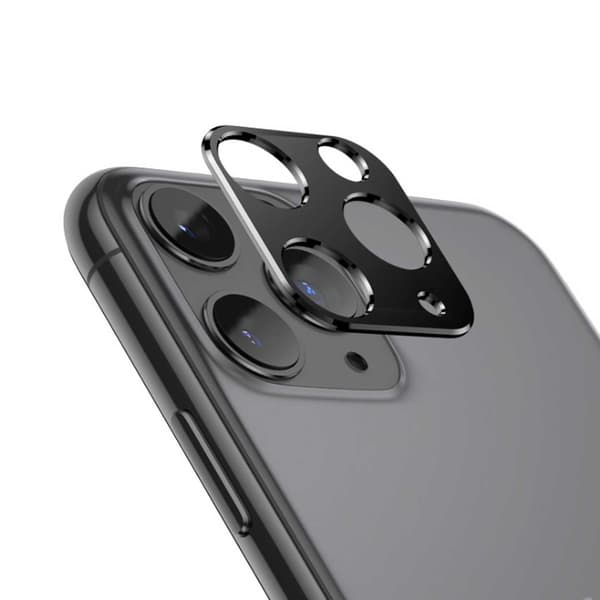 iPhone 12 Pro -linssinsuojus kameran linssin suoja musta musta black