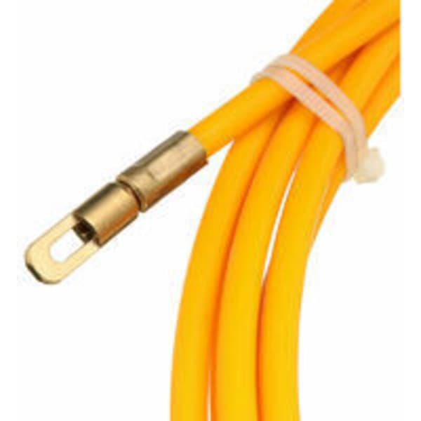 Nylon tråddragare D=6mm L=30m glasfiber tråd kabelstång elektriker tryck dragare rörfisk