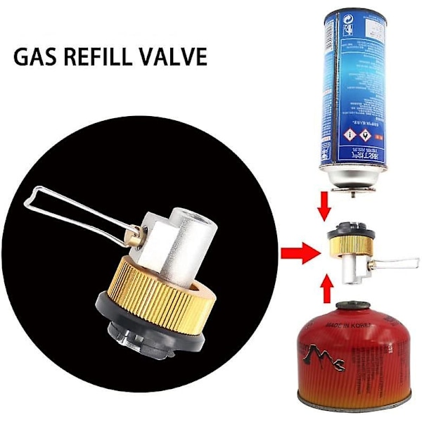 Konverteringsadapter til campinggasblus - Gaspatronkonverter