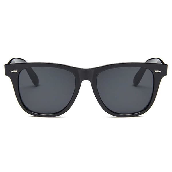 Mustat Wayfarer-aurinkolasit, musta lasi, musta black