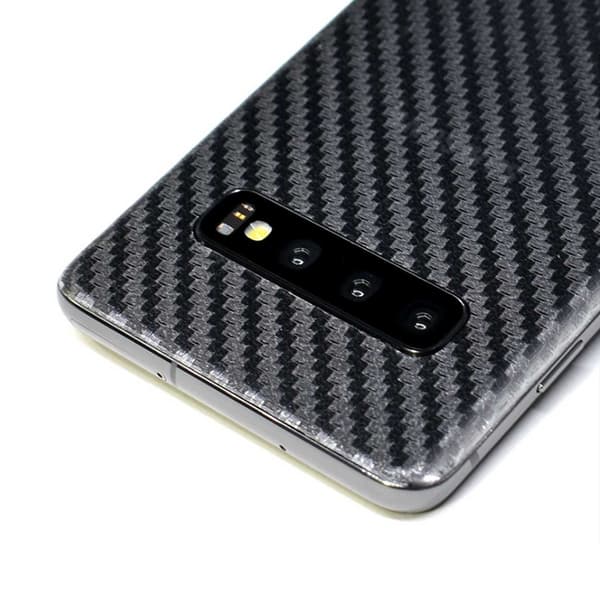 3-pakkaus Galaxy S10 Plus hiilikuituvinyylisuojakalvo transparent
