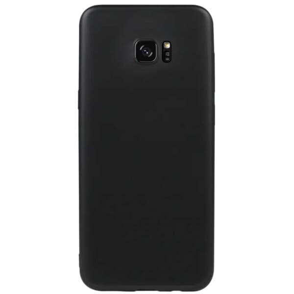 Tyndt Galaxy S7 Shell Silikone Sort sort black