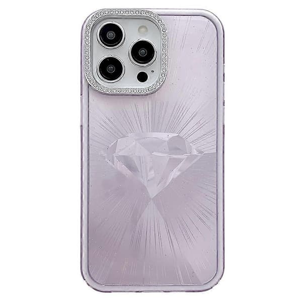 Kotelo iPhone 16 Prolle IMD-timanttikuvioitu TPU+PC iskunkestävä puhelimen suoja