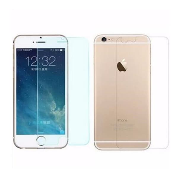 2-pakkaus iPhone 7/8 Plus HD-näytönsuoja suojamuovi transparent