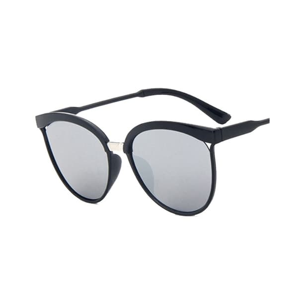 Retrosunglasit mustat peililinssit musta black