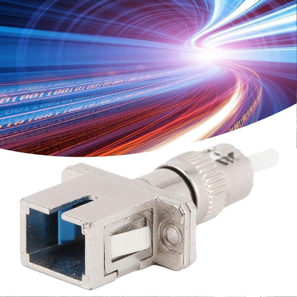 SingleMode Optisk Konnektor ST Han til SC Hun Adapter Keramisk Ferrule Højt Returtab