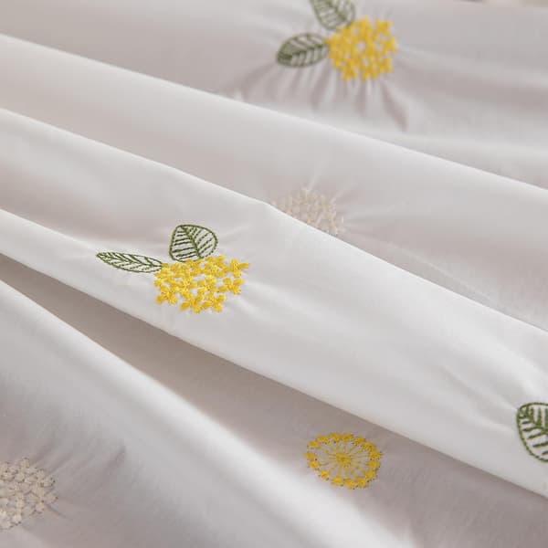 Rysjet duk rektangulær bomullsduk med volanger brodert blomsterduk for kjøkken, gårdshusbuffet, 71x59 tommer 150*180cm