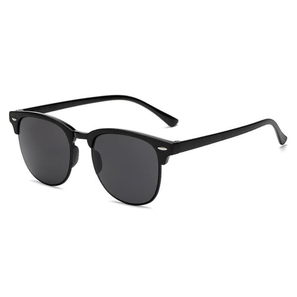 Sorte Clubmaster Solbriller Mørkt Glas sort