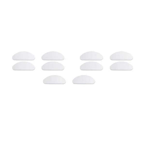 Silikoniset läpinäkyvät nenätyynyt laseihin 5 paria (19 mm)
