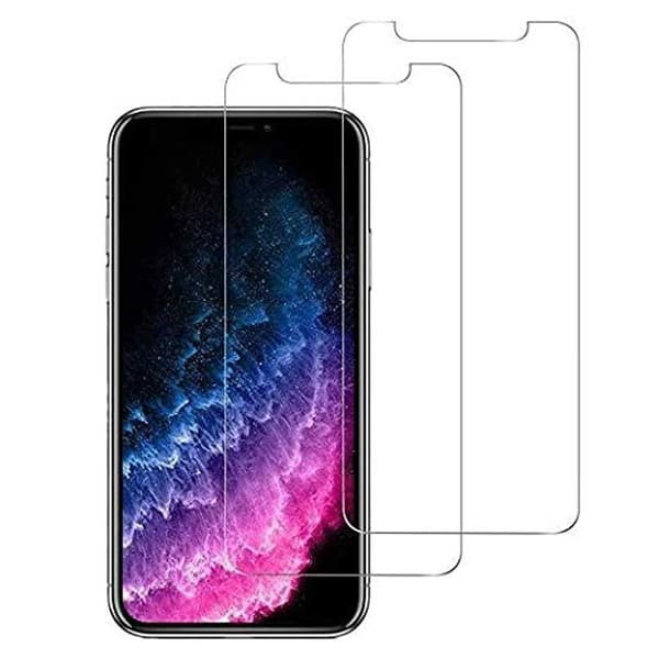 2-pack iPhone XS Skärmskydd Skyddande Plast Displayfilm transparent