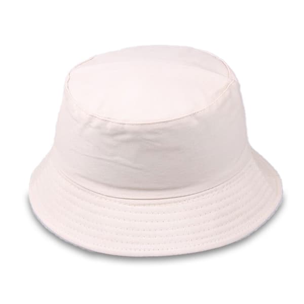 Beige fiskehatt bøttehatt lue beige one size beige