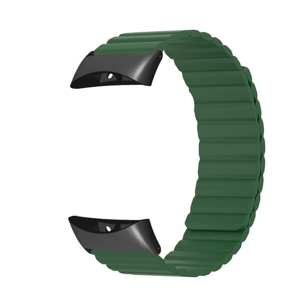 Silikone magnetisk urrem kompatibel med Garmin Forerunner 45/45S/Swim 2 - Flere farver Grøn Green