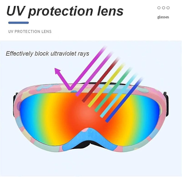 Skibriller Anti-Sand Stora SfÄriska Glas MÄn Och Kvinnor SnÖGoggles Uv400 Utomhus SkidUtrustning