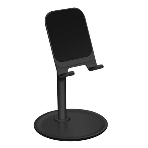 Pöytäteline matkapuhelimelle tai tabletille - Musta musta black
