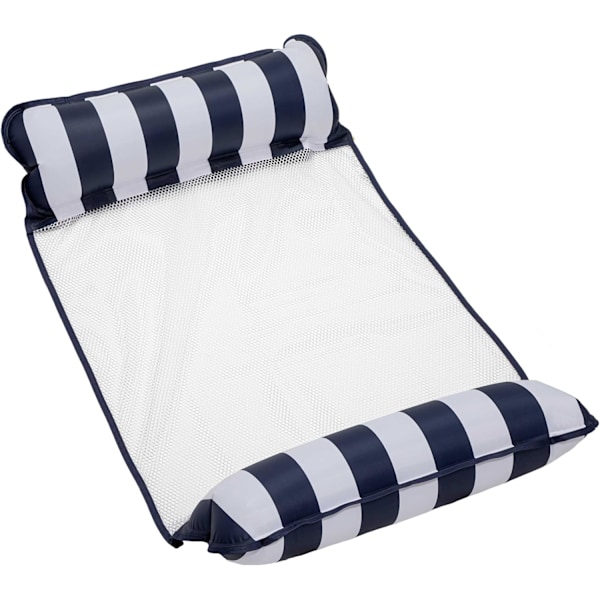 4-i-1 Monterey Hängmatta Pool Float & Vattenhängmatta – Mångsidig, Uppblåsbar Pool Float för Vuxna – Patenterat Tjockt, Icke-Klibbigt PVC-Material
