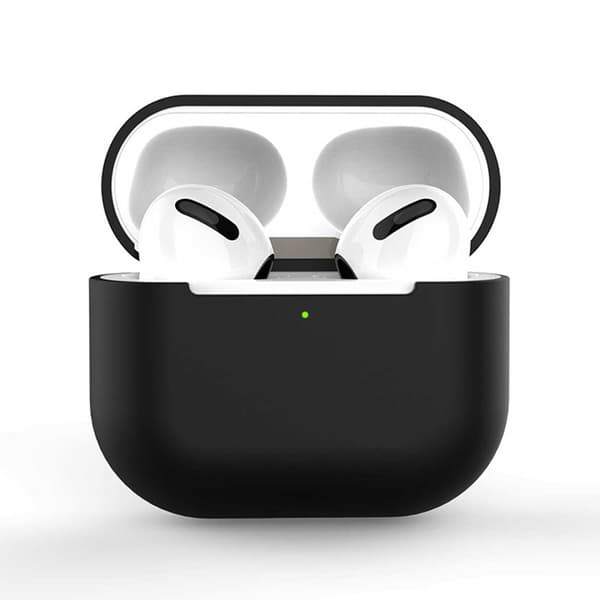 AirPods 3 -kotelo iskunkestävä suojakotelo silikoni musta musta black