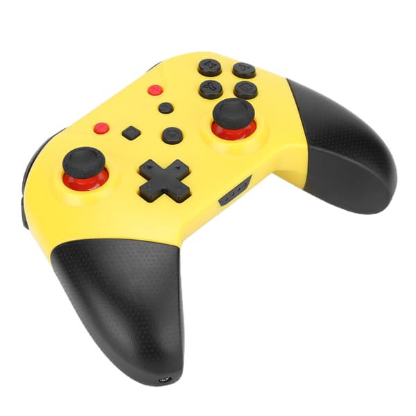 Trådløs Bluetooth-gamepad med full funksjon og NFC 3D-spilljoystick for Switch ProYellow