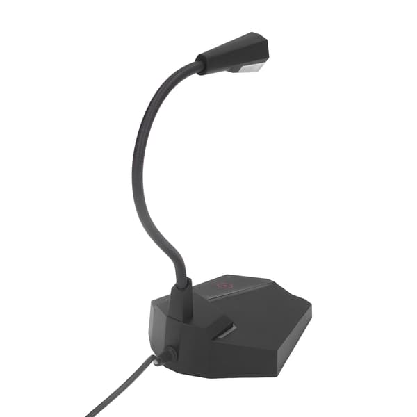 USB Computer Mikrofon Justerbar G25 Kablet Touch Knap Desktop Svanehals Mikrofon til Møde Gaming Streaming