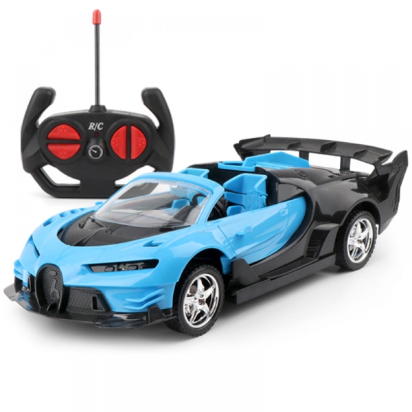 SAYTAY Fjernkontroll bil gutt jente racing barn hobby gave (blå), trådløs fjernkontroll bil høyhastighets elektrisk lekebil ST-001