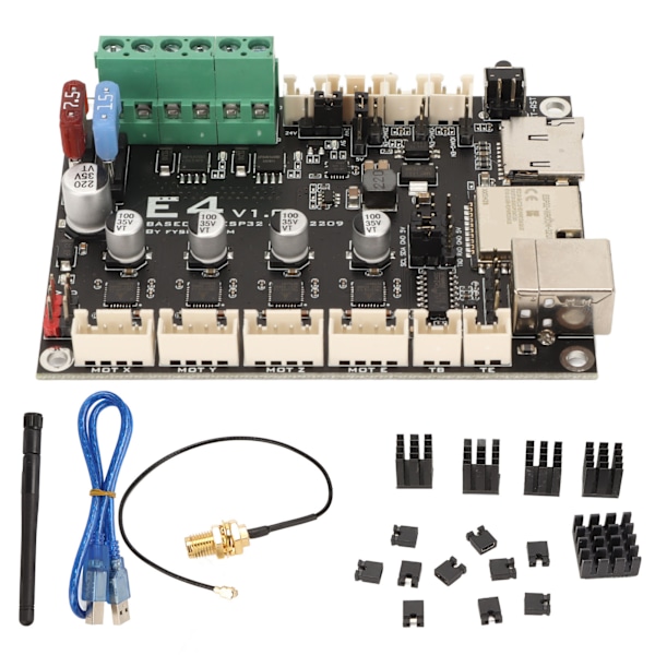 3D-skrivarmoderkort 240 MHz 12 V till 24 V stödjer WiFi Bluetooth E4 V1.0 ESP32 styrkort