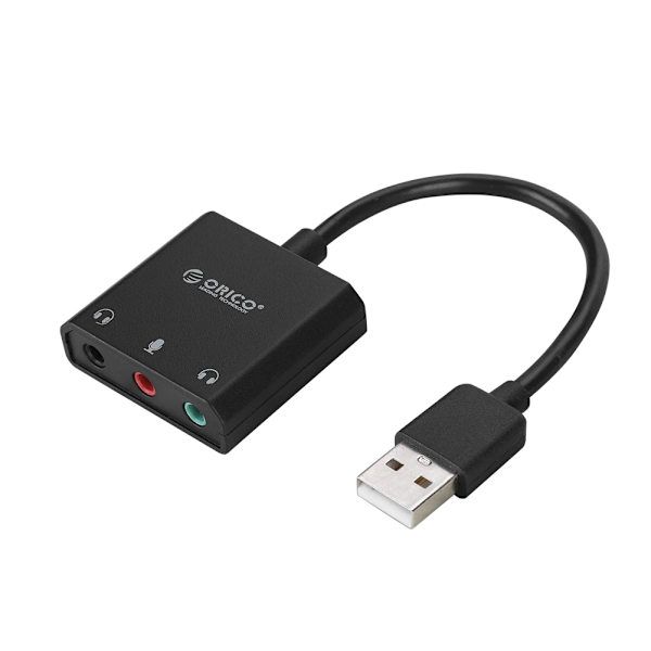 USB-ulkoinen äänikortti, mikrofonin ja kuulokkeiden sovitin, riippumaton äänikortti kannettavalle tietokoneelle ja pöytätietokoneelle