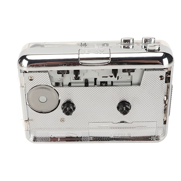Cassette til MP3-konverter Retro HiFi Stereo Sound USB-kassettebåndafspiller med gennemsigtig skal
