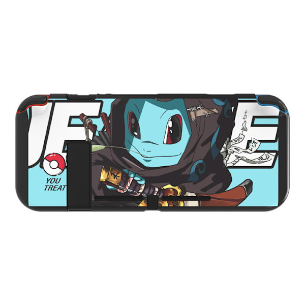 Dokkbar beskyttende deksel for Nintendo Switch, myk TPU-slank deksel for NS-konsoll og Joy-Con-kontrollere