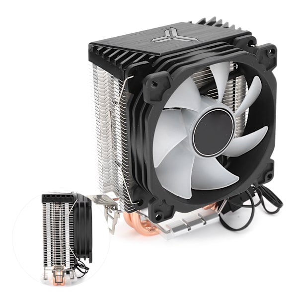 CR1200 CPU-køler 2 varme rør tårn køling fans køleplade computer tilbehør