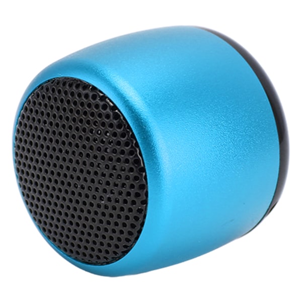 Mini Bluetooth-kaiutin, raskas subwoofer, USB-ladattava, metalli, kannettava langaton kaiutin puhelimeen, tablet-tietokoneeseen, sininen