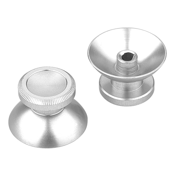2 st spelkontroll ersättning drivs mini metallknapplock för PS4/ XBOX ONE silver