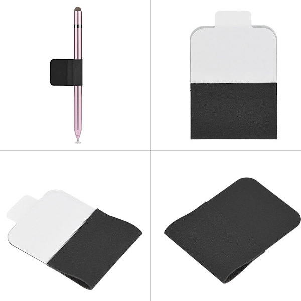Ny svart pennhållare med självhäftande ögla för Microsoft Surface