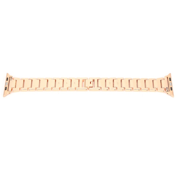 Klockarmband Full Rhinestones Rem Armband i Metall Ersättning Kompatibel för IOS Watch 42mm/44mm Rose Guld