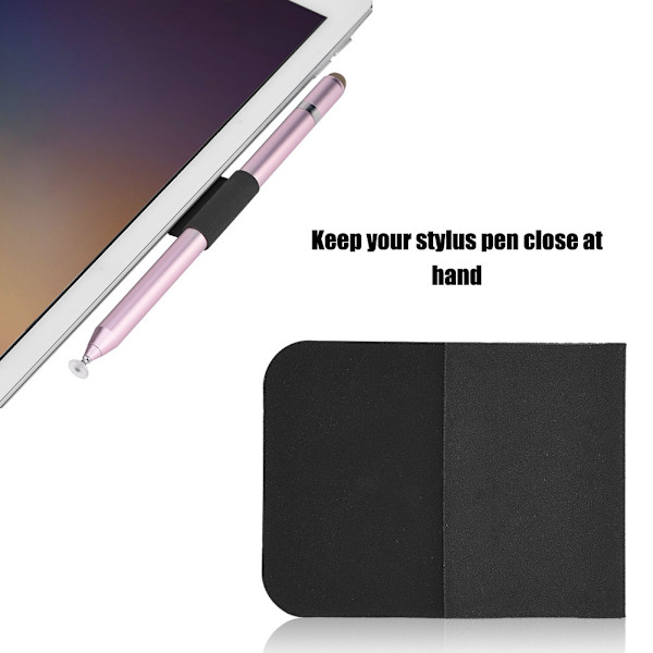 Ny svart pennhållare med självhäftande ögla för Microsoft Surface