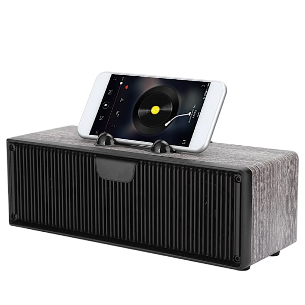 YX006 Bluetooth-högtalare i trä 1200 mAh utomhus hemma stereo subwoofer med stor kapacitet