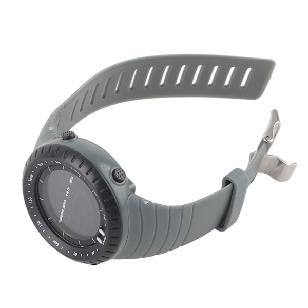 HZ500 Digital Elektronisk Klocka Multifunktionell Vattentät Armbandsur för Utomhussporter Daglig Användning Grå