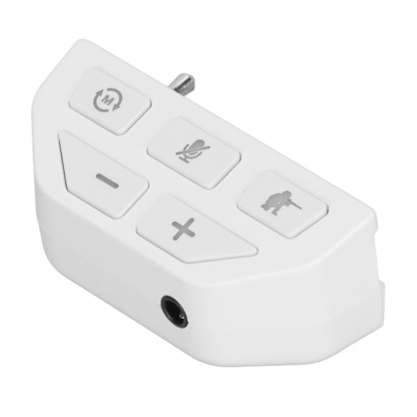 For Xbox One Controller Lydforbedrer Stereo Hodetelefonadapter med 4 EQ Lydmoduser og Deteksjonsmodus Hvit