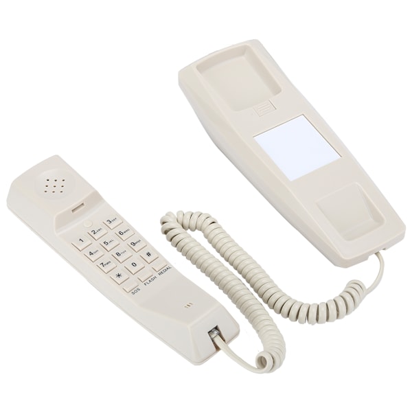 ACE‑8903 Telefon för kommunikation för kontor, hem, hotell, skrivbord/väggmonterad, allmän typ, beige