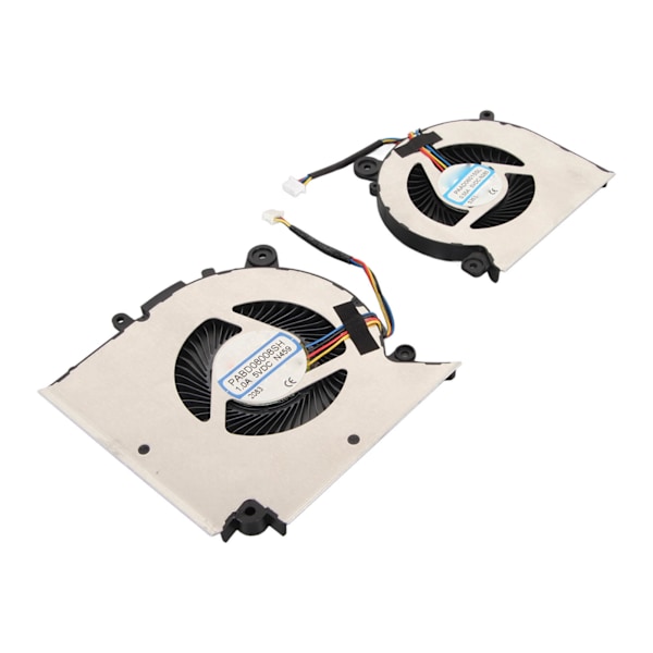 Bærbar køleventilator udskiftning 4-bens strømstik kompatibel til MSI GF76 GF66 GL66 MS 1581 bærbar CPU GPU køleventilator